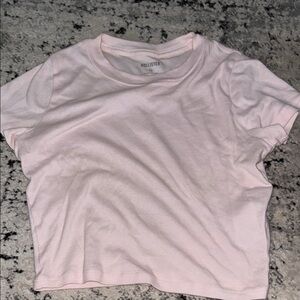 Hollister Women's Pink Crop Top